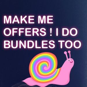 MAKE OFFERS AND BUNDLES ARE AVAILABLE!